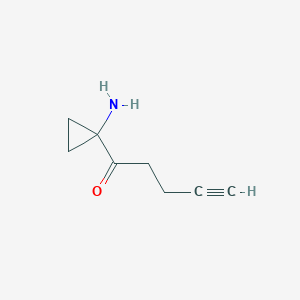 1-(1-Aminocyclopropyl)pent-4-yn-1-one