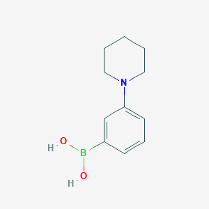 molecular formula C11H16BNO2 B1319990 (3-(Piperidin-1-yl)phenyl)boronic acid CAS No. 634905-21-8