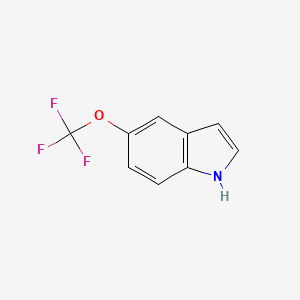 molecular formula C9H6F3NO B1319998 5-(Trifluoromethoxy)-1H-indole CAS No. 262593-63-5