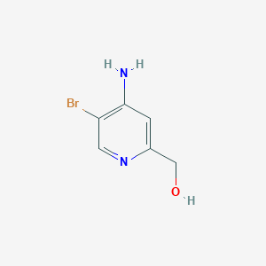 molecular formula C6H7BrN2O B1320001 4-Amino-5-bromo-2-pyridinemethanol CAS No. 103949-54-8