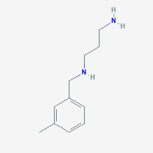 molecular formula C11H18N2 B1320002 N-(3-methylbenzyl)propane-1,3-diamine CAS No. 88107-66-8