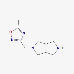 5-Methyl-3-{octahydropyrrolo[3,4-c]pyrrol-2-ylmethyl}-1,2,4-oxadiazole