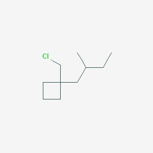 1-(Chloromethyl)-1-(2-methylbutyl)cyclobutane