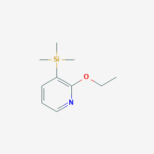 molecular formula C10H17NOSi B1320011 2-Ethoxy-3-trimethylsilanyl-pyridine CAS No. 782479-88-3