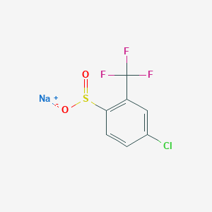 Sodium 4-chloro-2-(trifluoromethyl)benzene-1-sulfinate