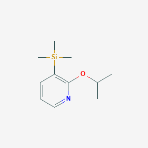 molecular formula C11H19NOSi B1320012 2-异丙氧基-3-三甲基甲硅烷基-吡啶 CAS No. 782479-89-4