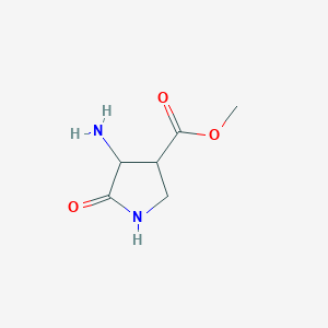 Methyl 4-amino-5-oxopyrrolidine-3-carboxylate