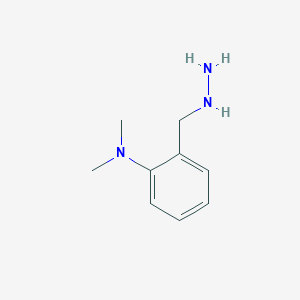 molecular formula C9H15N3 B13200163 2-(hydrazinylmethyl)-N,N-dimethylaniline 