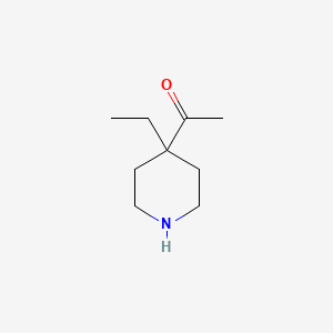 1-(4-Ethylpiperidin-4-yl)ethan-1-one