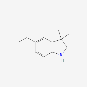 5-ethyl-3,3-dimethyl-2,3-dihydro-1H-indole