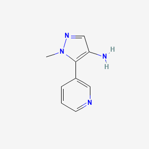 1-Methyl-5-(pyridin-3-YL)-1H-pyrazol-4-amine