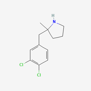 2-[(3,4-Dichlorophenyl)methyl]-2-methylpyrrolidine