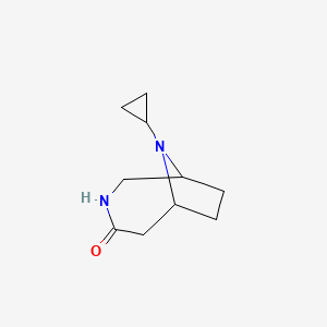 9-Cyclopropyl-3,9-diazabicyclo[4.2.1]nonan-4-one