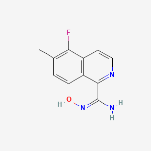 (E)-5-Fluoro-N'-hydroxy-6-methylisoquinoline-1-carboximidamide