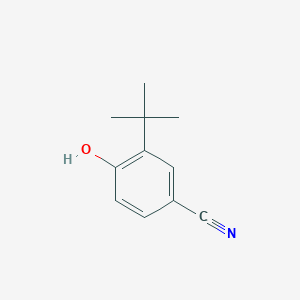 molecular formula C11H13NO B1320036 3-(tert-Butyl)-4-hydroxybenzonitrile CAS No. 4910-04-7