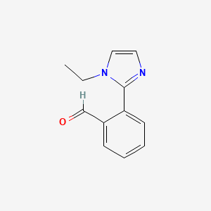 2-(1-Ethyl-1H-imidazol-2-yl)benzaldehyde