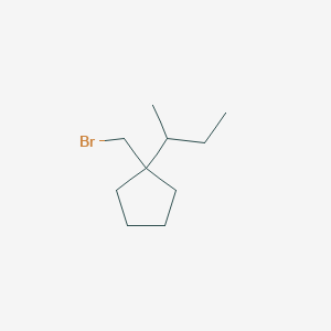 1-(Bromomethyl)-1-(butan-2-YL)cyclopentane