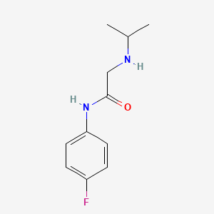 N-(4-Fluorophenyl)-2-[(propan-2-yl)amino]acetamide