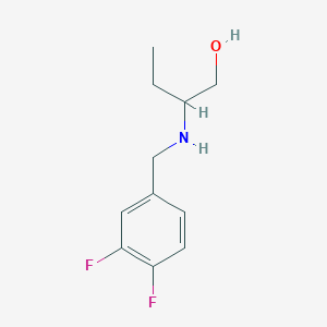 2-{[(3,4-Difluorophenyl)methyl]amino}butan-1-ol