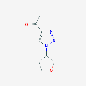 1-[1-(Oxolan-3-yl)-1H-1,2,3-triazol-4-yl]ethan-1-one