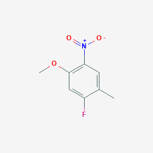 molecular formula C8H8FNO3 B1320051 1-Fluoro-5-methoxy-2-methyl-4-nitrobenzene CAS No. 314298-13-0