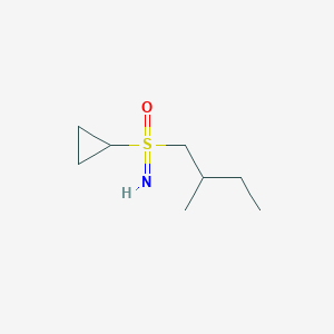 Cyclopropyl(imino)(2-methylbutyl)-lambda6-sulfanone