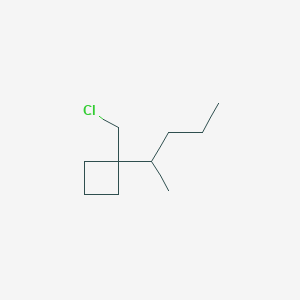 1-(Chloromethyl)-1-(pentan-2-yl)cyclobutane