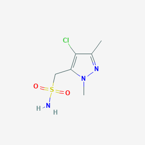 (4-Chloro-1,3-dimethyl-1H-pyrazol-5-YL)methanesulfonamide