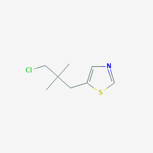 5-(3-Chloro-2,2-dimethylpropyl)-1,3-thiazole