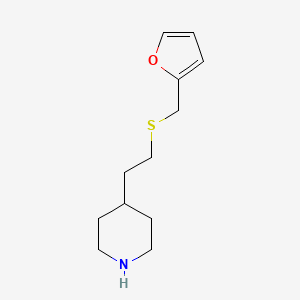 4-(2-{[(Furan-2-yl)methyl]sulfanyl}ethyl)piperidine