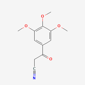 molecular formula C12H13NO4 B1320067 3,4,5-Trimetoxibenzoilacetonitrilo CAS No. 50606-35-4