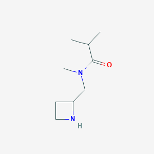 N-[(Azetidin-2-yl)methyl]-N,2-dimethylpropanamide