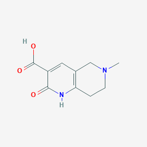 6-Methyl-2-oxo-1,2,5,6,7,8-hexahydro-1,6-naphthyridine-3-carboxylic acid