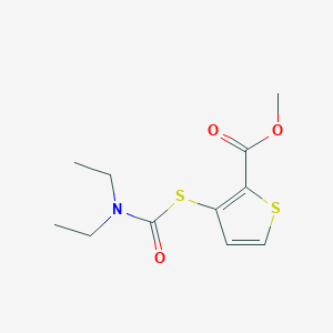 Methyl 3-[(diethylcarbamoyl)sulfanyl]thiophene-2-carboxylate