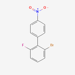 1-Bromo-3-fluoro-2-(4-nitrophenyl)benzene