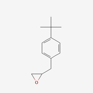 molecular formula C13H18O B13200855 2-[(4-Tert-butylphenyl)methyl]oxirane 