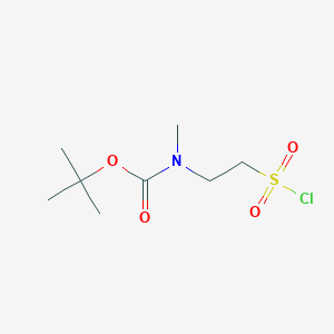 tert-Butyl N-[2-(chlorosulfonyl)ethyl]-N-methylcarbamate