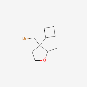 3-(Bromomethyl)-3-cyclobutyl-2-methyloxolane