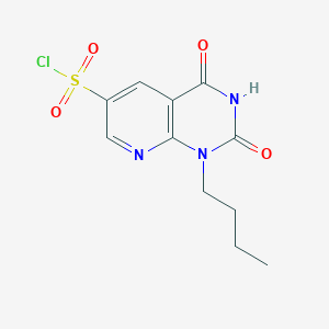 1-Butyl-2,4-dioxo-1,2,3,4-tetrahydropyrido[2,3-d]pyrimidine-6-sulfonyl chloride