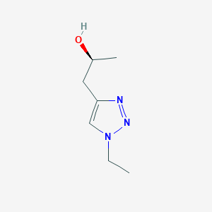 (2S)-1-(1-Ethyl-1H-1,2,3-triazol-4-yl)propan-2-ol