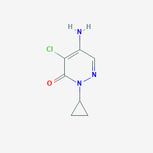 5-Amino-4-chloro-2-cyclopropyl-2,3-dihydropyridazin-3-one