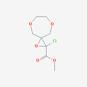 Methyl 2-chloro-1,5,8-trioxaspiro[2.6]nonane-2-carboxylate