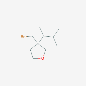 3-(Bromomethyl)-3-(3-methylbutan-2-yl)oxolane