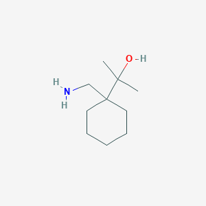 2-[1-(Aminomethyl)cyclohexyl]propan-2-ol