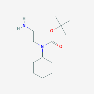 tert-butyl N-(2-aminoethyl)-N-cyclohexylcarbamate