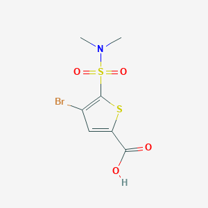 4-Bromo-5-(dimethylsulfamoyl)thiophene-2-carboxylic acid