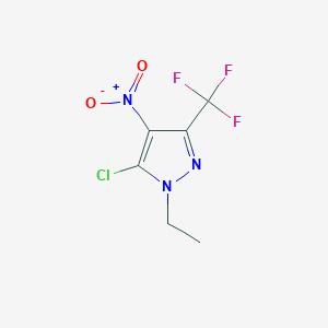 5-Chloro-1-ethyl-4-nitro-3-(trifluoromethyl)-1H-pyrazole