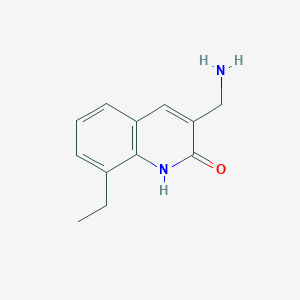 3-(Aminomethyl)-8-ethyl-1,2-dihydroquinolin-2-one