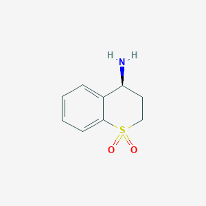 (4S)-4-Amino-3,4-dihydro-2H-1lambda6-benzothiopyran-1,1-dione