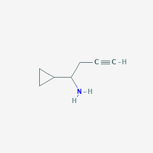 1-Cyclopropylbut-3-yn-1-amine